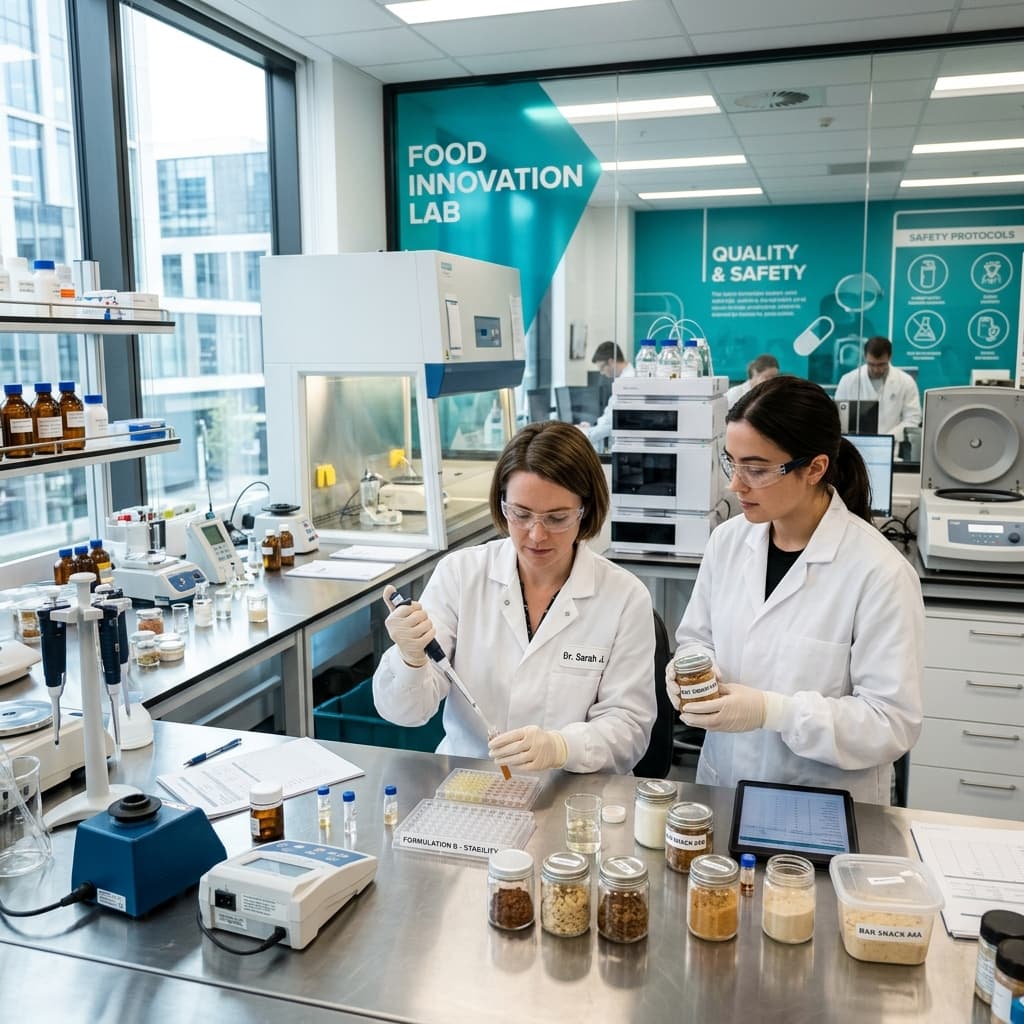 Food Scientists in a modern laboratory